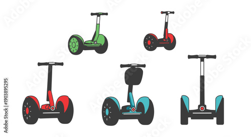 Segways Line art creative design