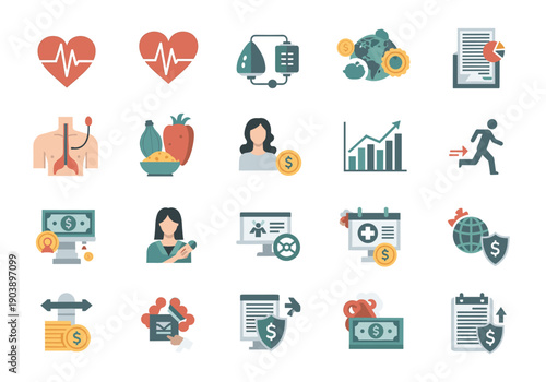 A vibrant illustration symbolizing financial success and progress, ideal for business presentations and marketing materials.