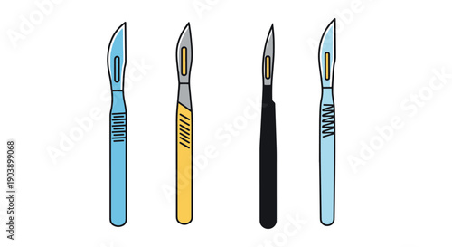 Surgical Scalpel graphic illustration
