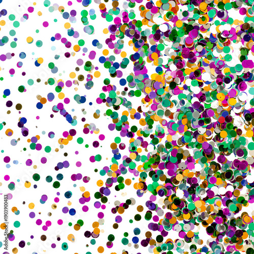 Colorful Streamers and Confetti at a Celebration Marking a Festive Occasion