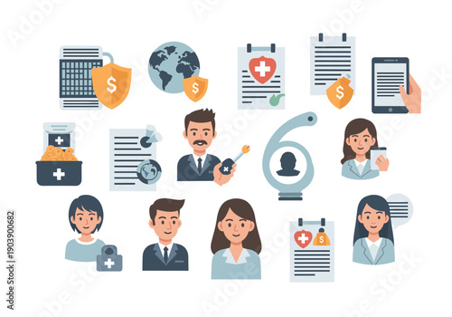 A cheerful illustrated person brings warmth and positivity to any design project, perfect for marketing materials.