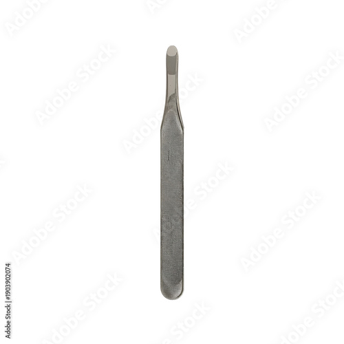 Metal File Used in Crafting and Shaping Various Materials Displayed on a Plai...