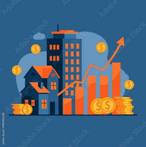 Real Estate Investment Growth Concept