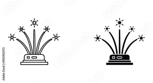 Hand drawn rocket launch success growth vector illustration on white background minimalist business concept