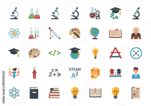 A stylized figure interacts with an atom, symbolizing curiosity and scientific exploration, ideal for educational content.