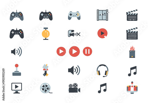 A modern graphic symbolizing the start of digital content, perfect for tech-related marketing materials.