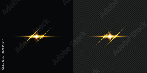 Golden Energy Streak Light
