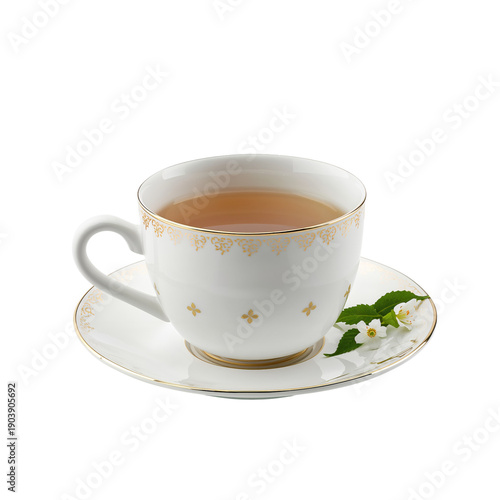 Warm Cup of Tea on a Plain Table During Afternoon
