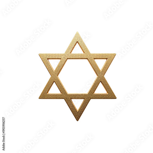 Star Symbol Shines Brightly With Details of Design and Color in a Simple Disp...