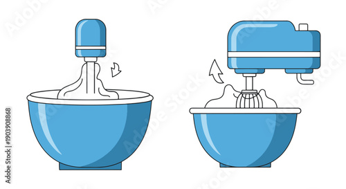 Food Processing Line art illustration