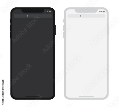 Dual Smartphone Browser Mockup