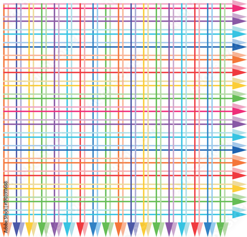 Colored and thin arrows with shadows, squares, and graphical growth and direction of movement. Ultra-thin arrows