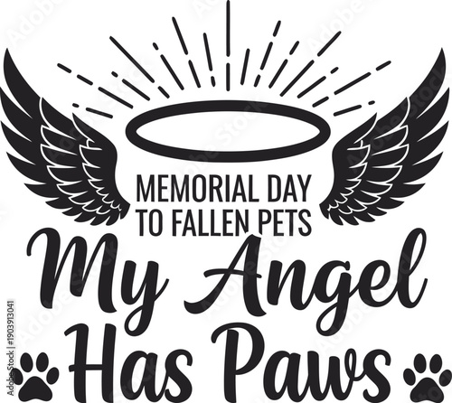 Memorial day tribute to fallen pets honoring furry friends in loving memory