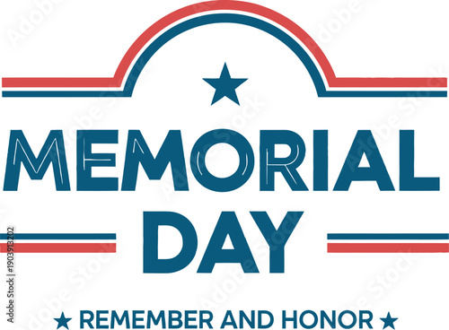 Memorial day tribute honoring fallen heroes and celebrating american patriotism