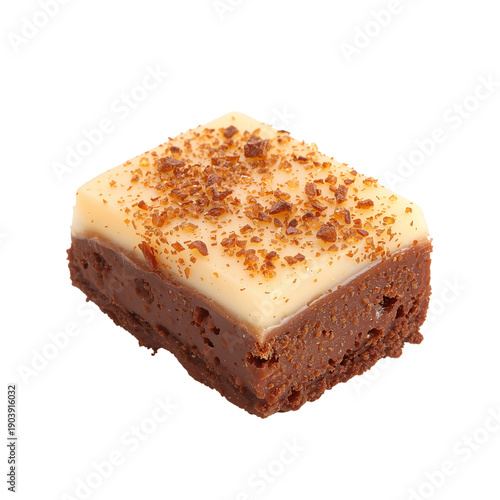 Delicious Dessert With Soft Topping Served in a Playful Style at a Food Event...