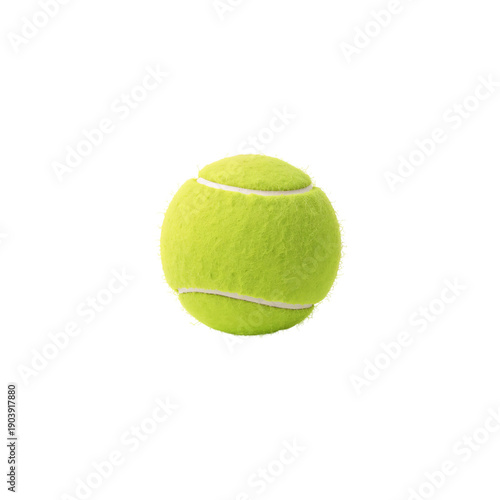 Bright Yellow Tennis Ball on a Plain Background During Daylight