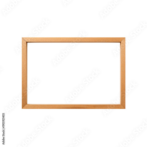 Blank Wooden Frame Ready to Display Art or a Photo in a Simple Setting