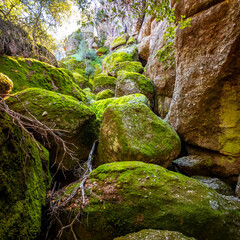 Bear Gulch Cave Trail Pinnacles National Park California