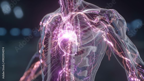Understanding the human heart and circulatory system through close-up visuals and detailed animation