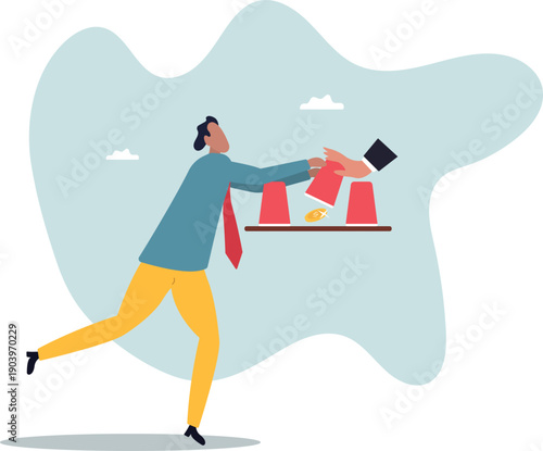 Gambling risk, win the guess game or predict the investment.about a man and his life.