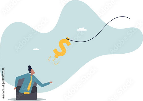 Financial fraud, illegal investment scam or ponzi scheme stealing money from greedy people.about a man and his life.