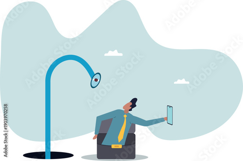 Mobile privacy, app that tracking all user behaviors for marketing, data protection or spyware.about a man and his life.