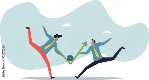 Business transformation or improvement, execution workflow to increase productivity and efficiency,about a man and his life.