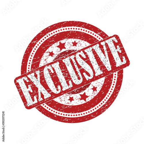 Exclusive stamp mark for special offers and premium content
