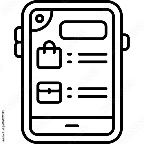 Product list Outline Icon