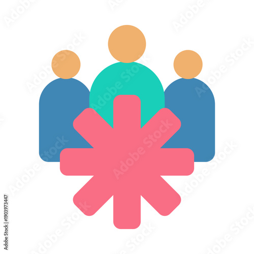 Emergency Drill Icon - Flat Color