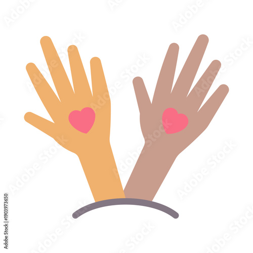 Volunteer Response Icon - Flat Color