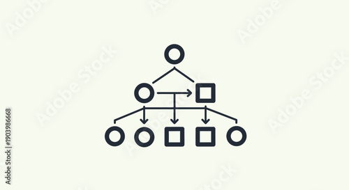 Simple Diagram Showing Hierarchical Structure.