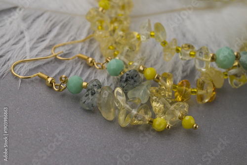 Photo of natural stone handmade bracelets     
