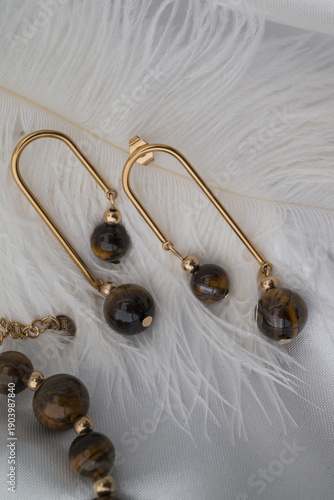 Photo of natural stone handmade bracelets    