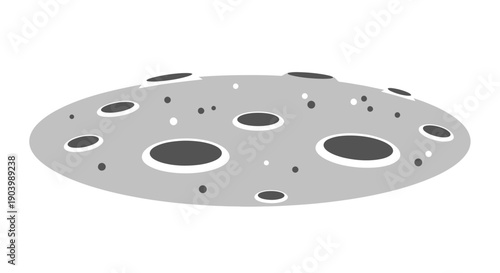 Metal Plate with Multiple Circular Holes.