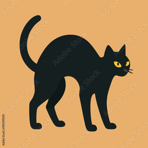 Friday the 13th Black Cat Vector