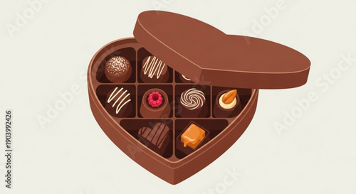 Heart-Shaped Box of Assorted Chocolates
