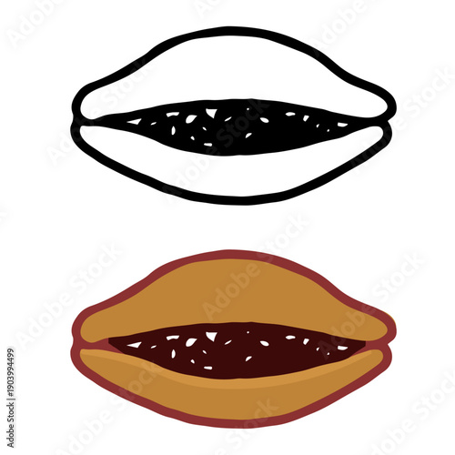 どら焼きのアイコン