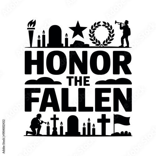 A poignant tribute to honor the fallen soldiers and veterans with a powerful message