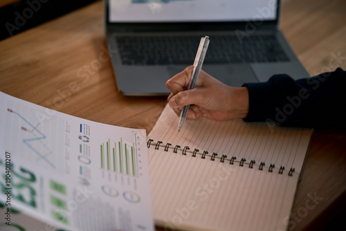 Wallpaper Mural hand with pen Torontodigital.ca