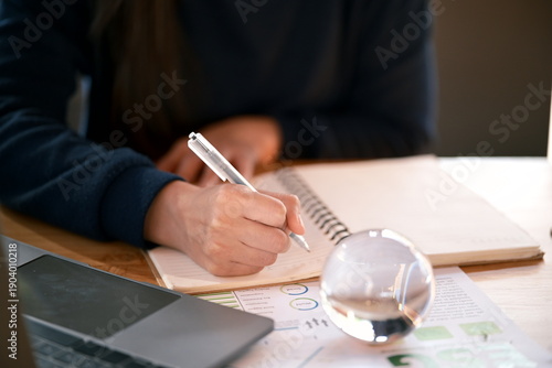 Wallpaper Mural businessman working on laptop Torontodigital.ca