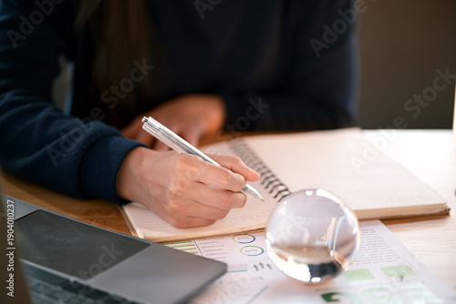 Wallpaper Mural businessman working on computer Torontodigital.ca