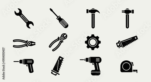 Collection of essential tools for construction and home improvement projects.