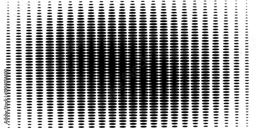 Dotted halftone gradient texture. Vanishing polka dot background. Repeating dots gradation pattern background. Black fading comic pop art overlay backdrop. Raster effect wallpaper. Vector halftone