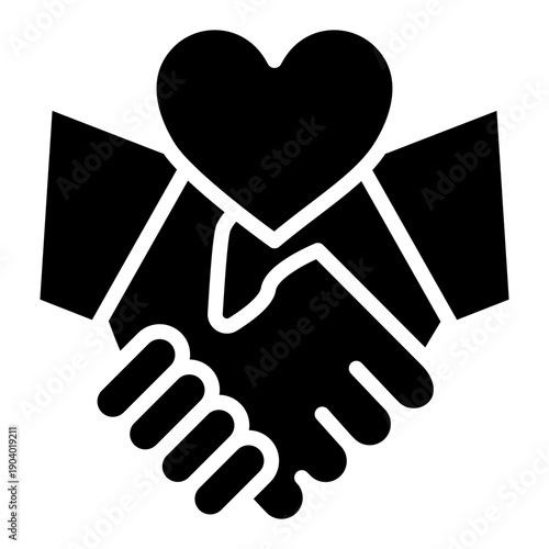 Forgive Glyph Icon Mini Illustration, Use For Modern Concept, Print, Ui, Ux Kit, Web And App Development. Vector Related To Ramadan, Eid Al-Fitr, Eid Al-Adha And More