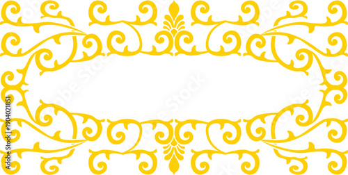 Floral pattern. wood carving pattern