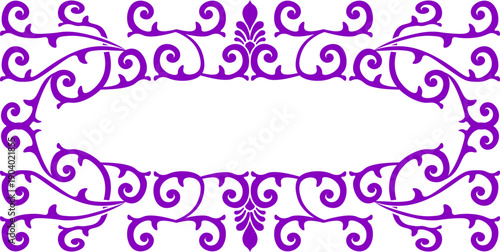 Floral pattern. wood carving pattern