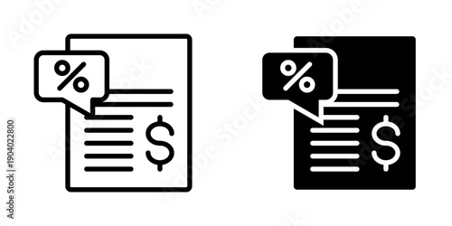 Tax payment Icon Element For Design Branding, Print, and Digital Media