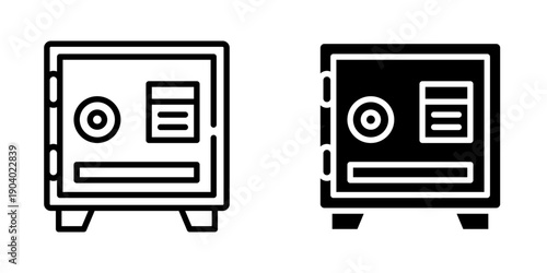 Safety box Icon Element For Design Branding, Print, and Digital Media