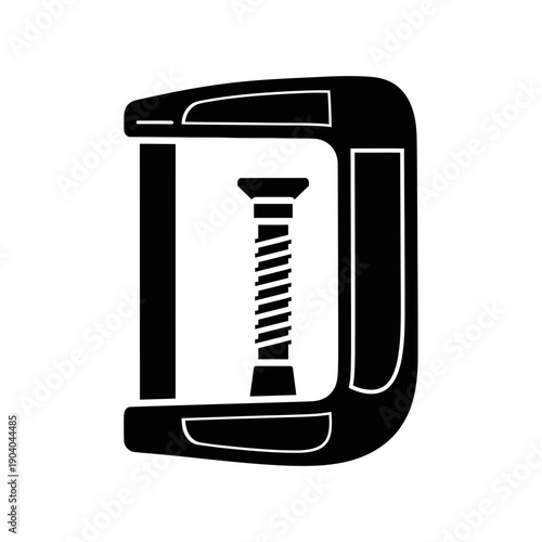 Black G Clamp Holding Screw